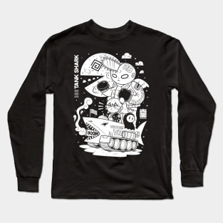 Shark Tank Doodle Long Sleeve T-Shirt